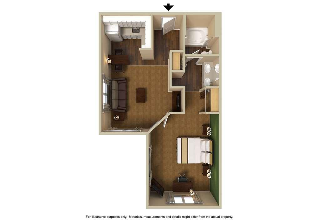 Extended Stay America Suites - Memphis - Wolfchase Galleria Zimmer foto